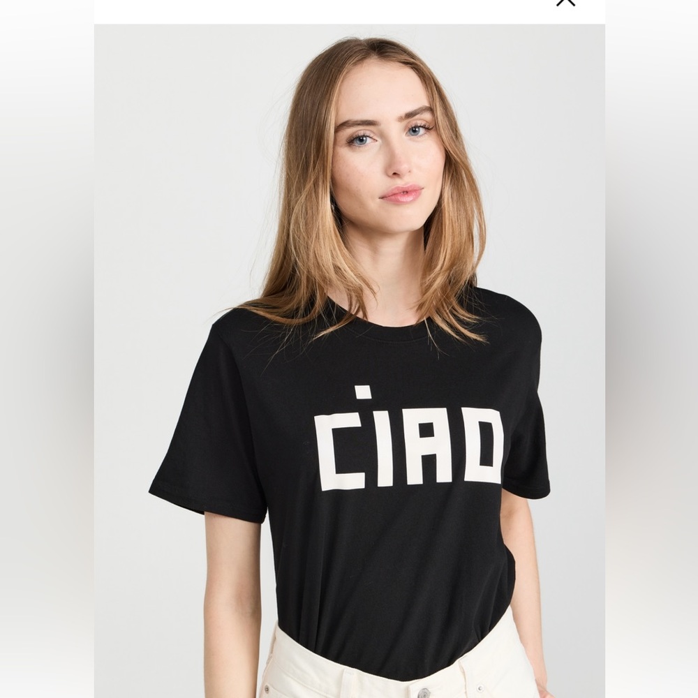 Clare V Black Ciao Original Tee